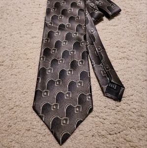 Pavone silk tie